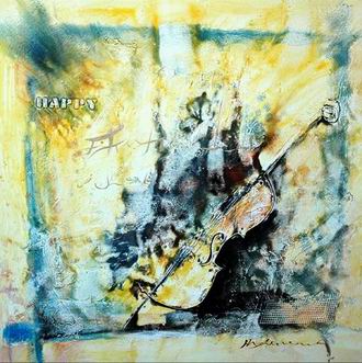 Musical Instrument oil painting